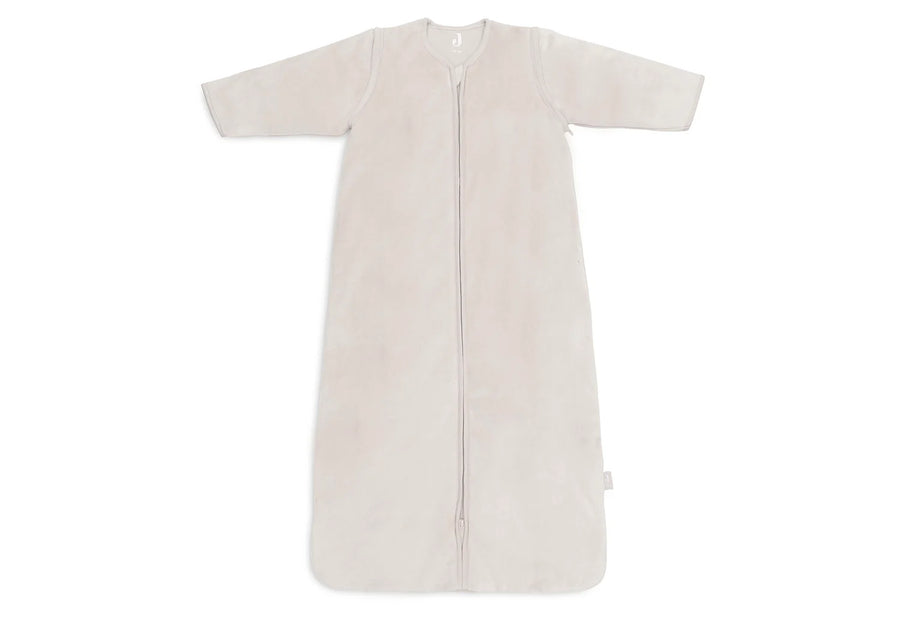 Sleeping Bag with Removable Sleeves  90cm Velvet Nougat-JOLLEIN