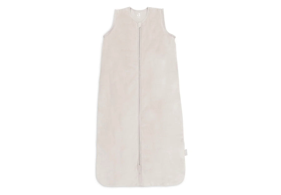 Sleeping Bag with Removable Sleeves  90cm Velvet Nougat-JOLLEIN