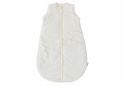 Sleeping Bag with Removable Sleeves  Round 90cm Rib Ivory-JOLLEIN