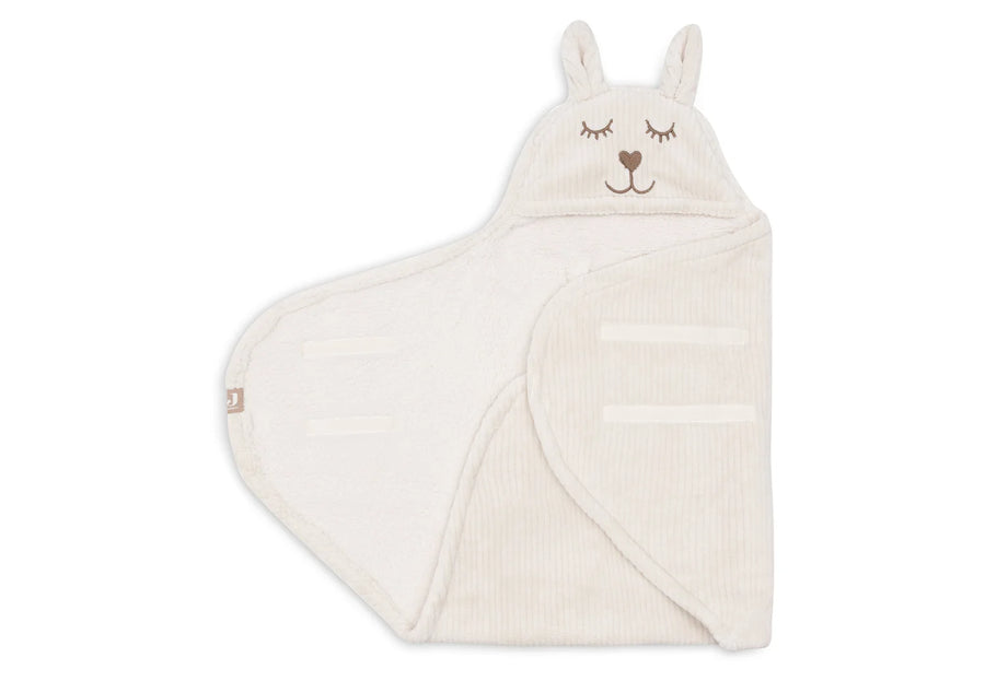 Wrap Blanket Bunny Cloudy Rib  Oatmeal - JOLLEIN