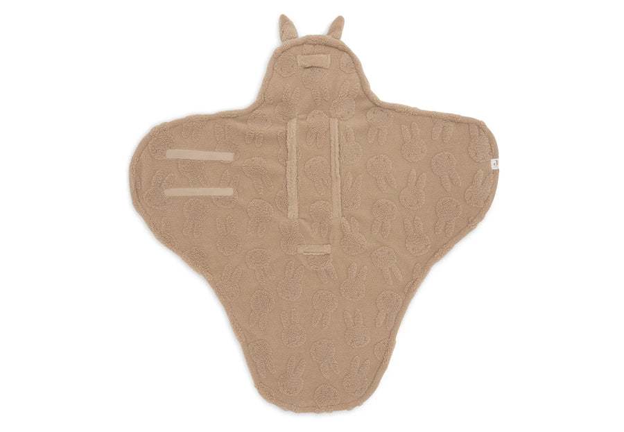 Wrap Blanket Miffy Jacquard Teddy  Biscuit - JOLLEIN