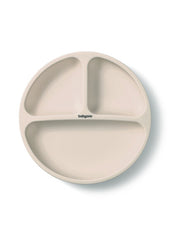 BabyOno Silicone suction plate BEIGE