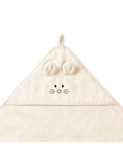 Bamboo Hooded Towel 100x100cm Beige