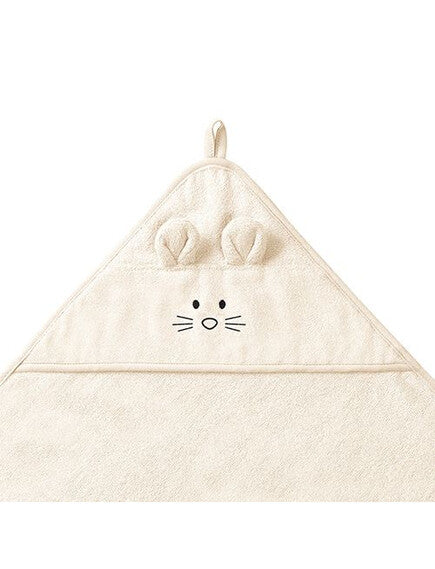 Bamboo Hooded Towel 100x100cm Beige