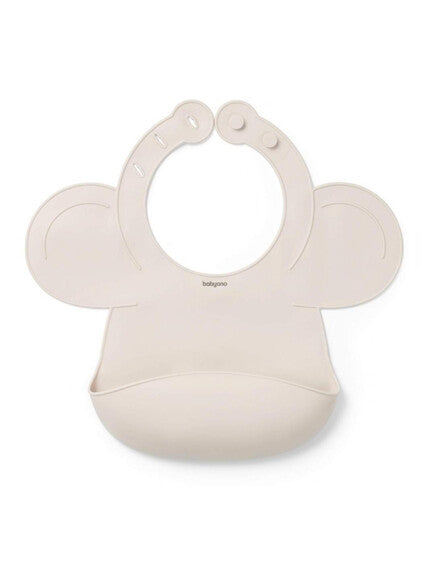 BabyOno Sillicon bib BEIGE