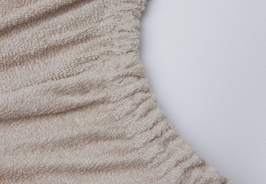 Changing Mat Cover Terry 50x70cm  Ivory/Nougat (2pack)-JOLLEIN