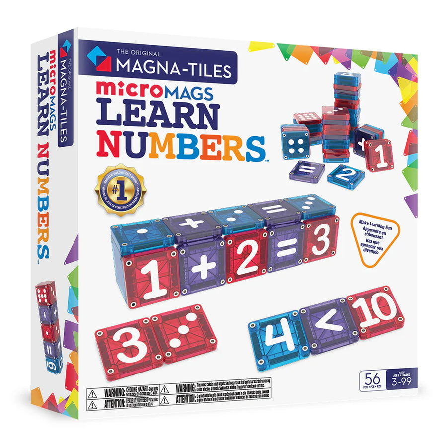 microMAGS Learn Numbers 56 Τεμάχια - MAGNA-TILES