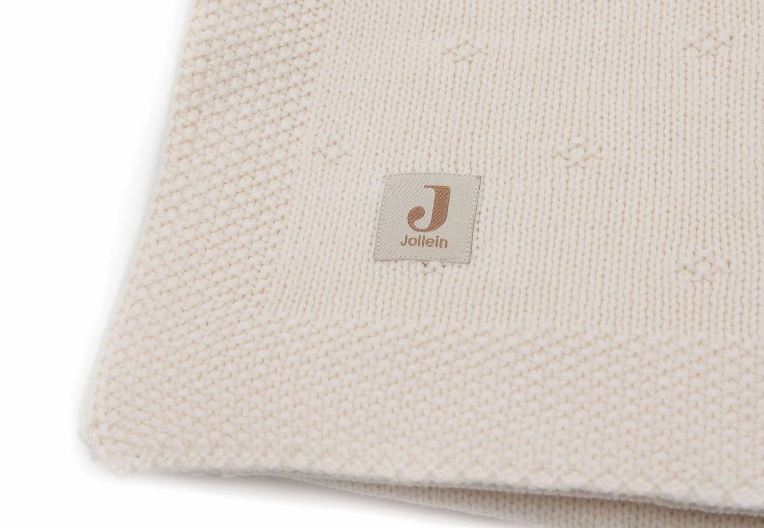 Blanket Cradle 75x100cm Cosy Knit  Ivory - JOLLEIN
