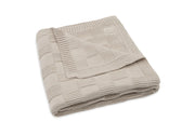 Blanket Cradle 75x100cm Box Knit  Warm Sand - JOLLEIN