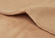 Blanket Cradle 75x100cm Basic Knit  Biscuit/Fleece - JOLLEIN