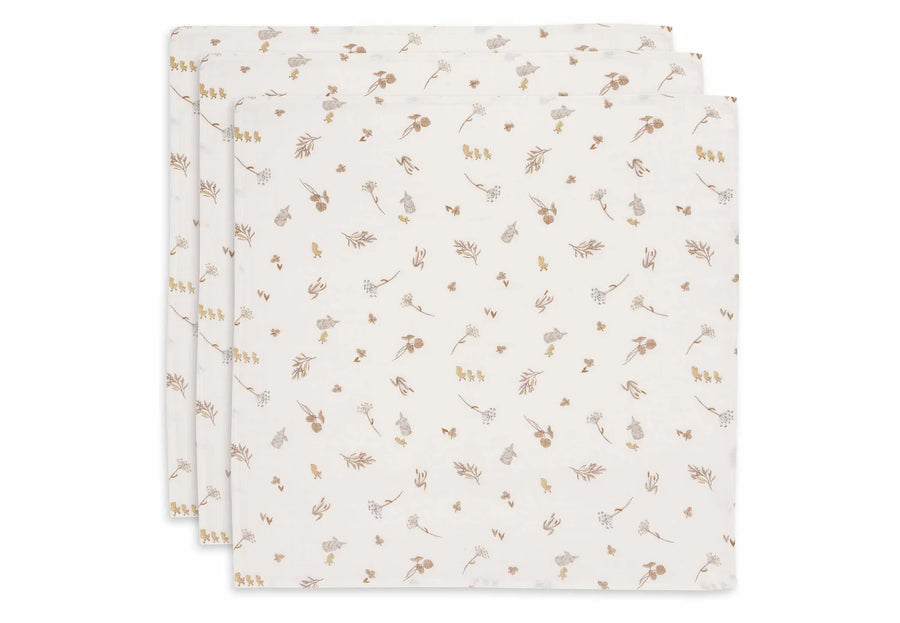 Cloth Muslin 70x70cm Riverside (3pack)-JOLLEIN