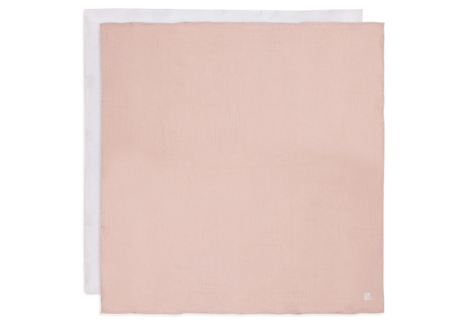 Swaddle Muslin 115x115cm Wild  Rose/Ivory (2pack)-JOLLEIN