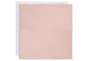 Swaddle Muslin 115x115cm Wild  Rose/Ivory (2pack)-JOLLEIN
