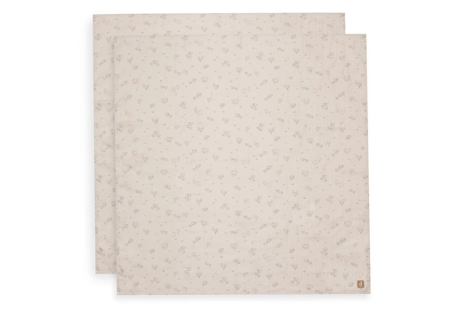 Swaddle Muslin 115x115cm Woolly  (2pack)-JOLLEIN