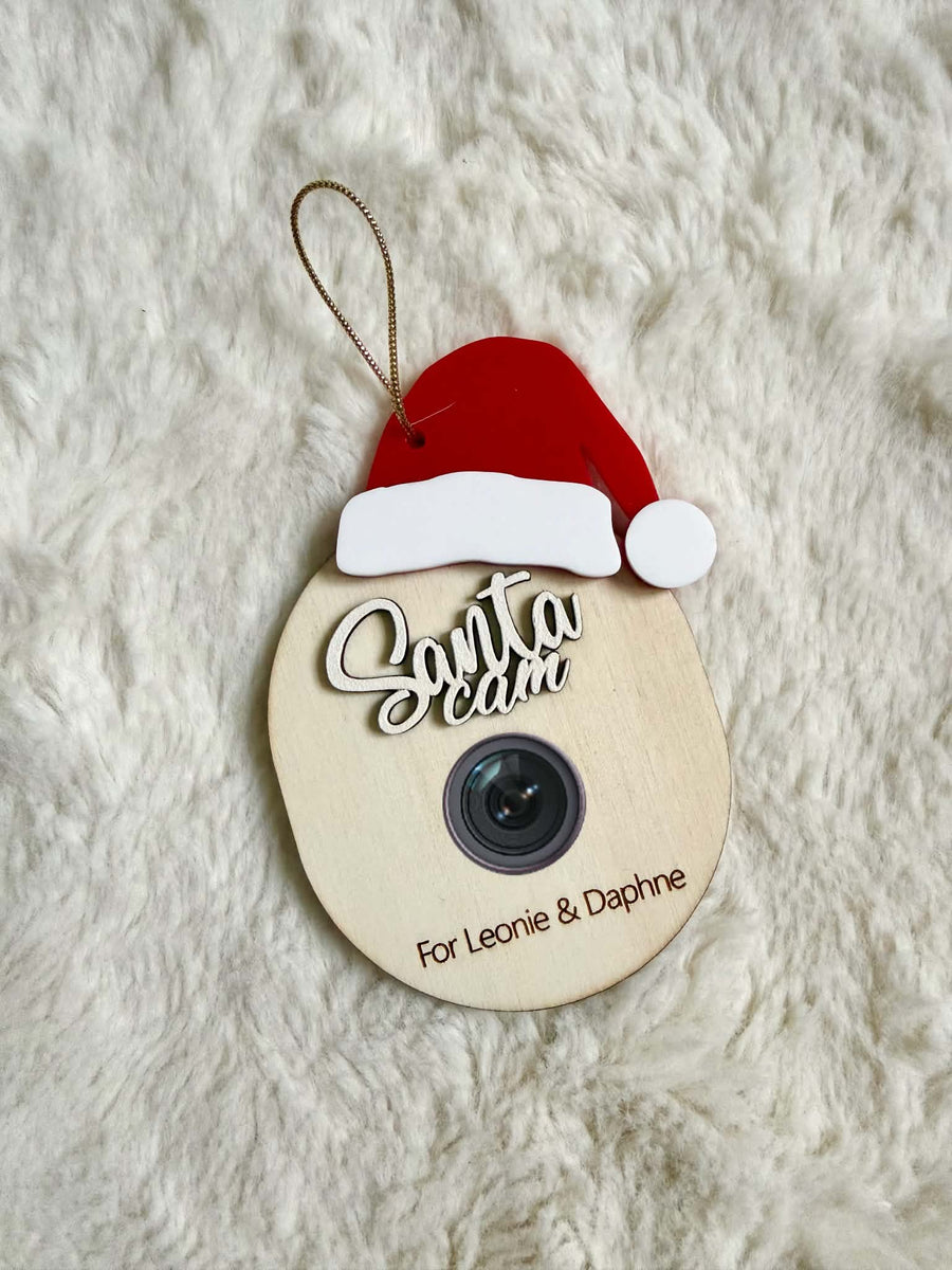 Santa Cam Christmas Ornament