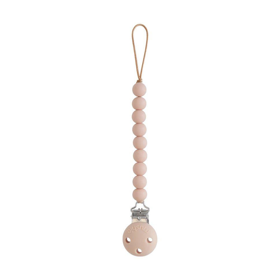 Silicone Pacifier Clip Hera Blush – Mushie