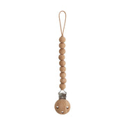 Silicone Pacifier Clip Hera Faux Wood – Mushie