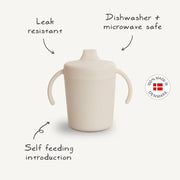 Trainer Sippy Cup Ivory – Mushie