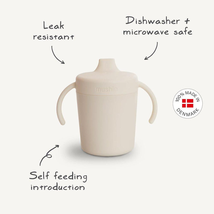 Trainer Sippy Cup Ivory – Mushie