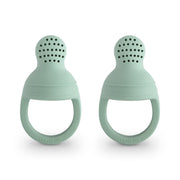 Silicone Fresh Food Feeder Cambridge Blue – Mushie