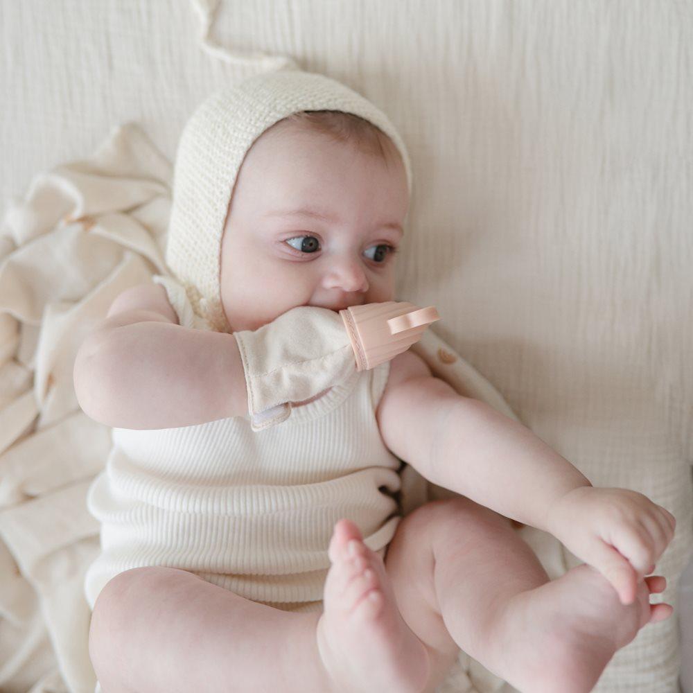 Rainbow Teething Mitten