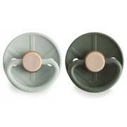FRIGG Natural Rubber Pacifier 2-Little Viking Sage/Olive 0-6