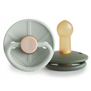 FRIGG Natural Rubber Pacifier 2-Little Viking Sage/Olive 0-6