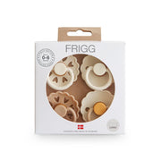FRIGG Natural Rubber Pacifier 4-Pack–Snowflake Dream 0-6M
