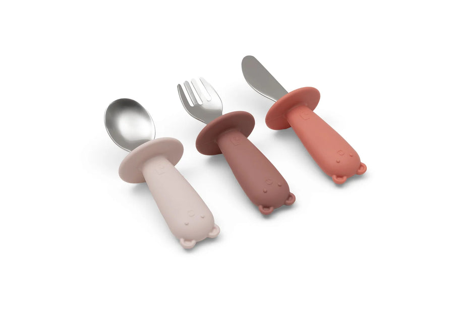 Cutlery set Silicone Blush Shades-JOLLEIN