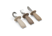 Cutlery set Silicone Natural Shades-JOLLEIN