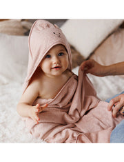 Bamboo Hooded Towel 100x100cm PINK