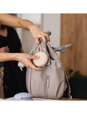 BABYONO Silicone Soother Case BEIGE
