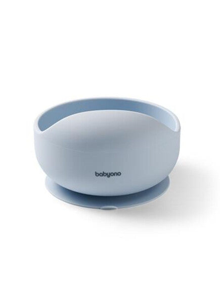 BabyOno Silicone suction bowl BLUE