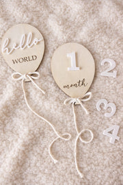 Balloon Milestone Cards