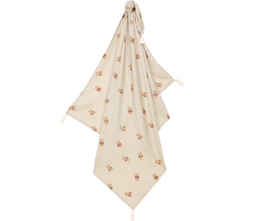 La Millou Bamboo Κουβέρτα Swaddle Baby Bear