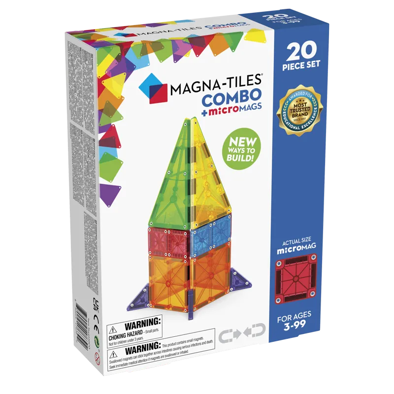 Combo 20 Τεμάχια - MAGNA-TILES
