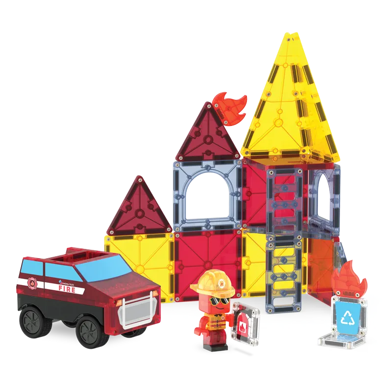 Fire Rescue 27 Τεμάχια- MAGNA-TILES