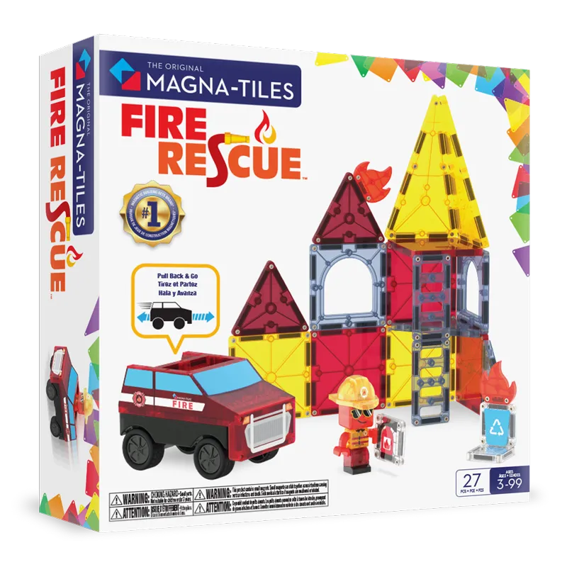 Fire Rescue 27 Τεμάχια- MAGNA-TILES