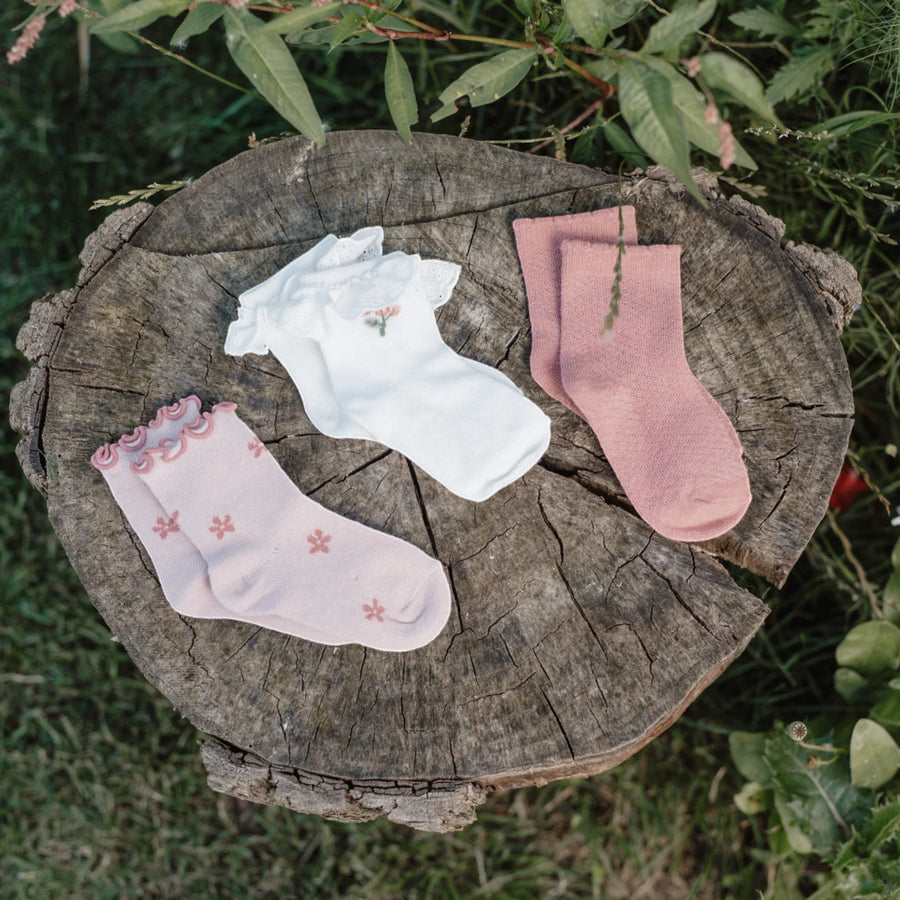 LITTLE DUTCH. Socks set of 3 Fairy Garden