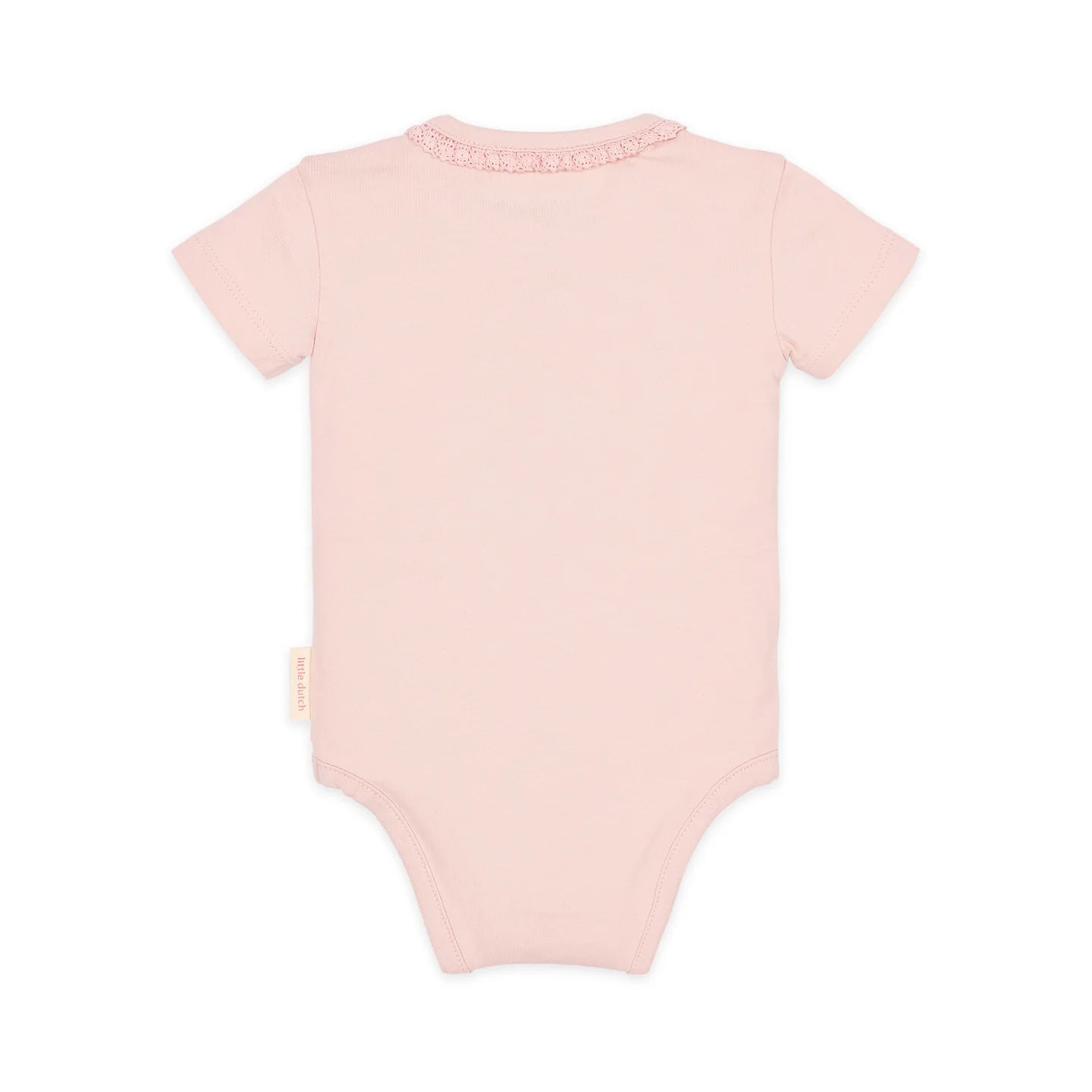 LITTLE DUTCH. Short sleeve bodysuit pink Blossom