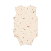 LITTLE DUTCH. Sleeveless bodysuit sand Sand Melee