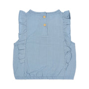 LITTLE DUTCH. T-shirt sleeveless Denim Blue