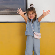 LITTLE DUTCH. T-shirt sleeveless Denim Blue