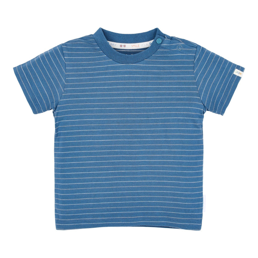 LITTLE DUTCH. T-shirt short sleeves Indigo stripe