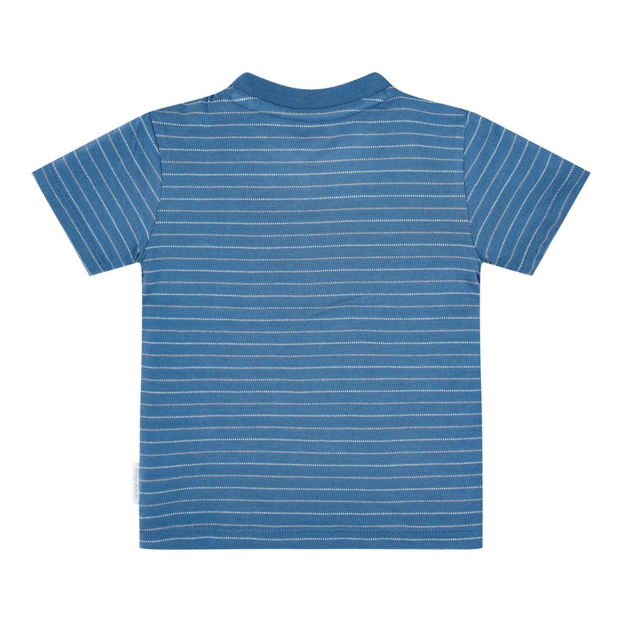 LITTLE DUTCH. T-shirt short sleeves Indigo stripe