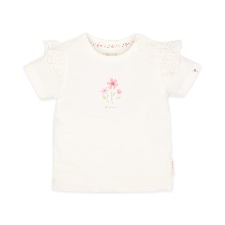 LITTLE DUTCH. Short sleeve T-shirt white
