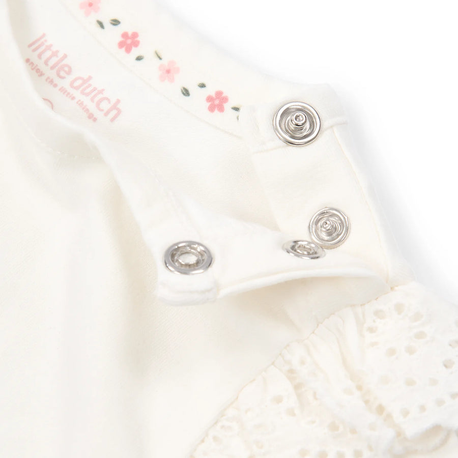 LITTLE DUTCH. Short sleeve T-shirt white