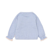 LITTLE DUTCH. T-shirt long sleeves Denim Blue stripe