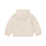 LITTLE DUTCH. Hooded cardigan Sand