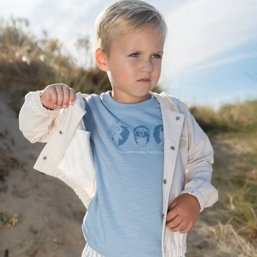 LITTLE DUTCH. T-shirt short sleeves Steel Blue